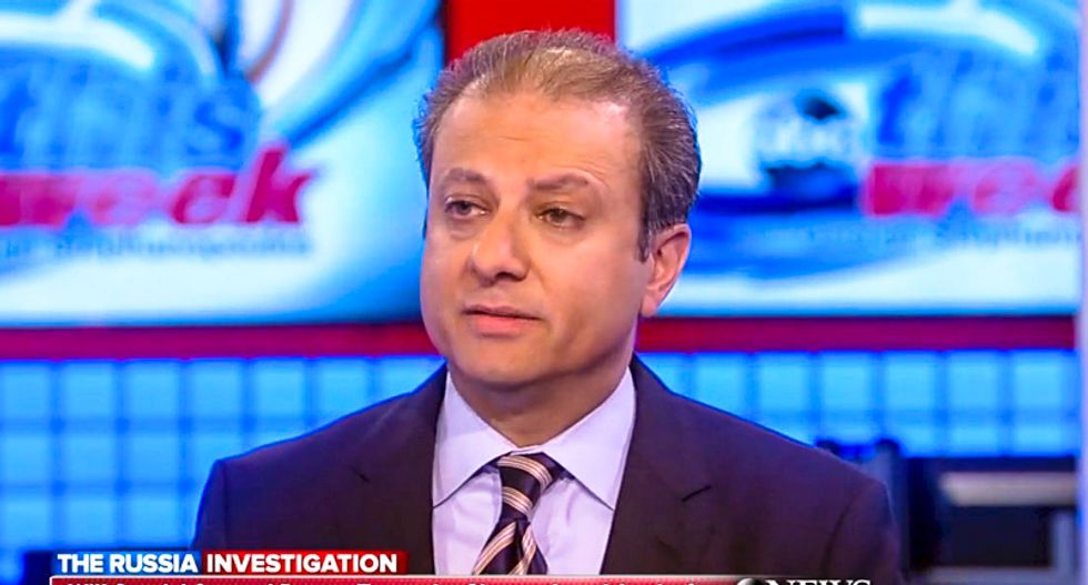 Ex-US Attorney Bharara: Mueller will watch for Trump's overreaction to Monday's arrests before making next move