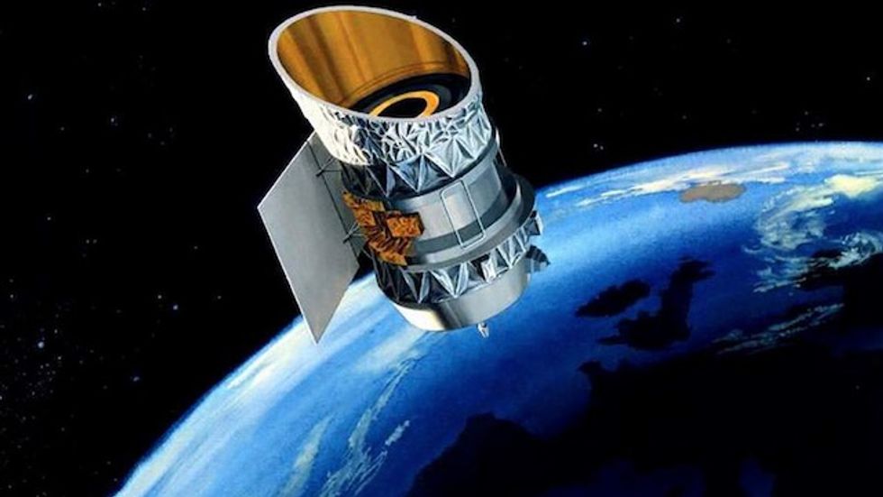 Two defunct satellites speed toward possible collision