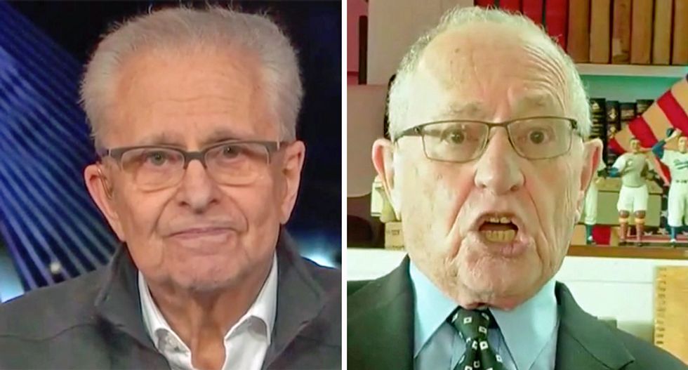 Laurence Tribe dunks on Harvard Law colleague Alan Dershowitz for pushing ‘government by egomania’