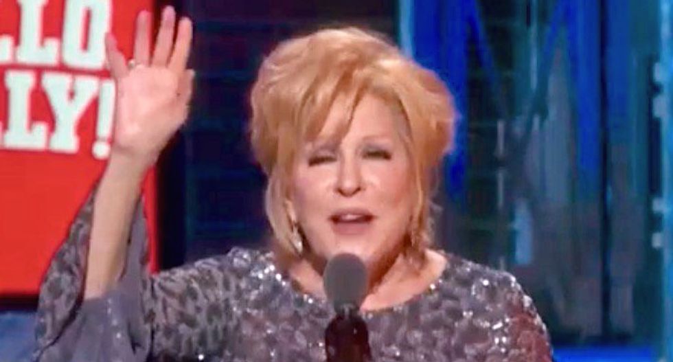 Bette Midler's latest Trump rant has his supporters fuming