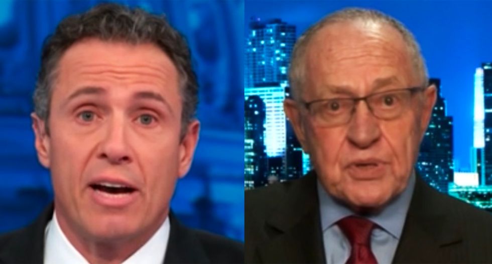 Combative Alan Dershowitz accuses CNN's Cuomo of distorting his words after confronted with impeachment trial clip