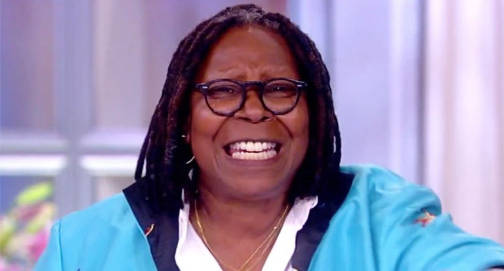 The View's Whoopi Goldberg pounds airlines for overbooking flights after Alaska Airlines boots gay couple from their seats