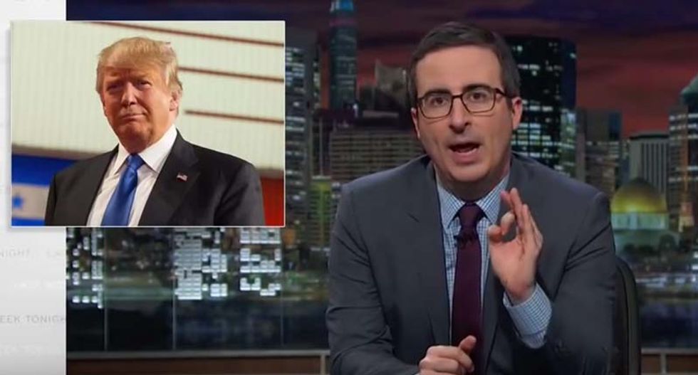 John Oliver nails it: 'Consistently monstrous' Trump is cutting non-military programs as a 'f*ck you'