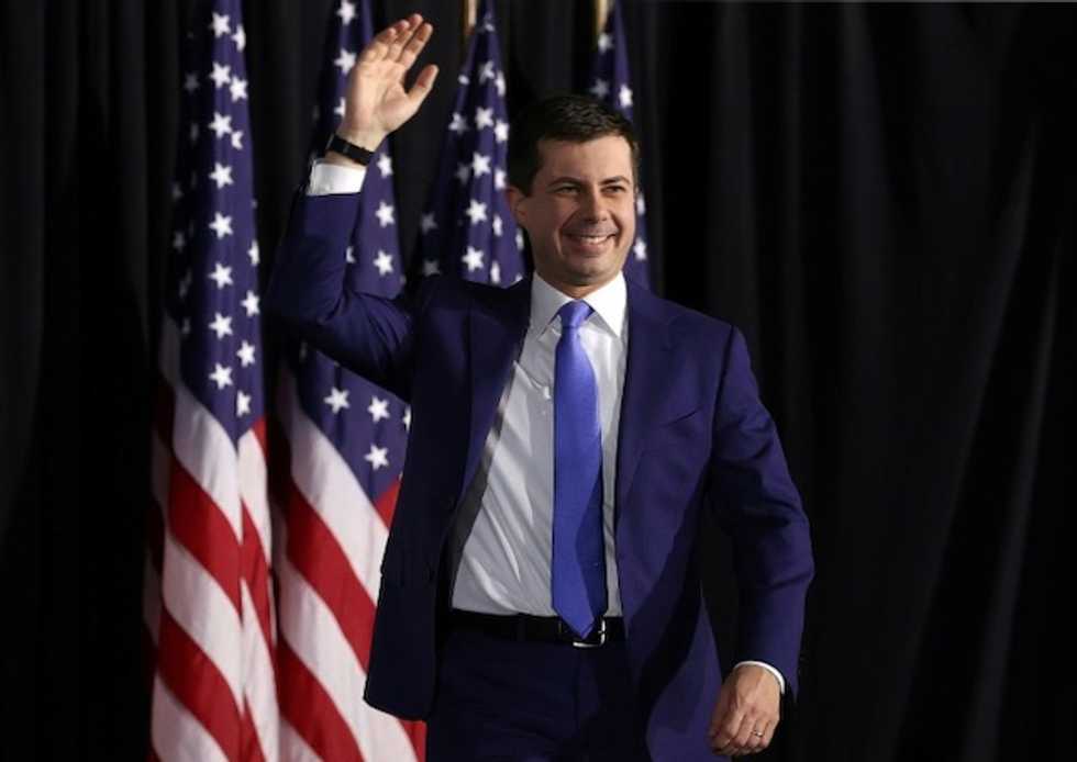 Pete Buttigieg claims victory in Iowa but results still pending