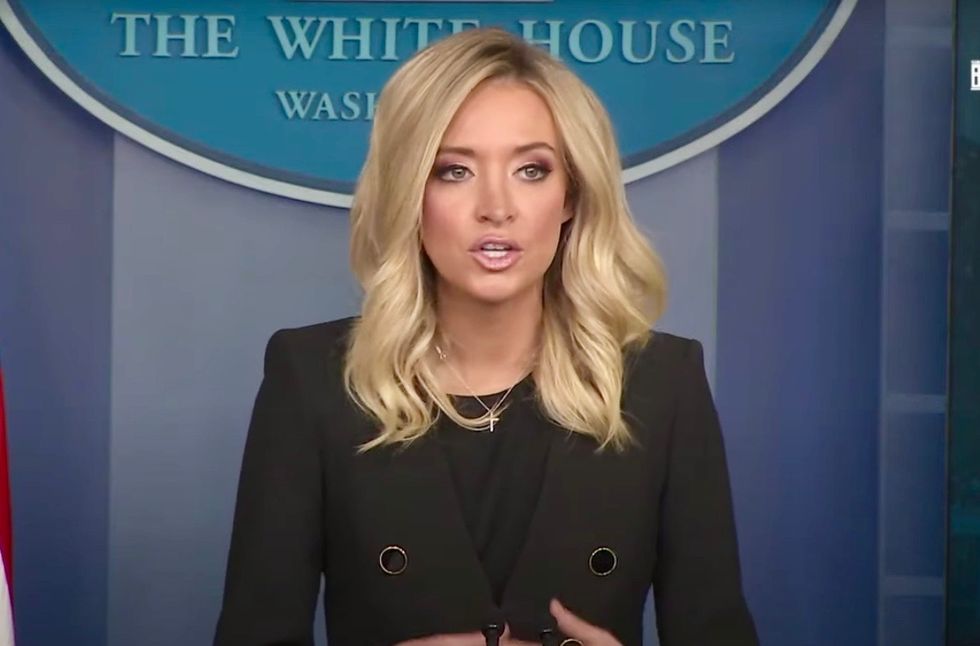 Trump’s new press secretary held first regular briefing in over a year — and even lied about lying