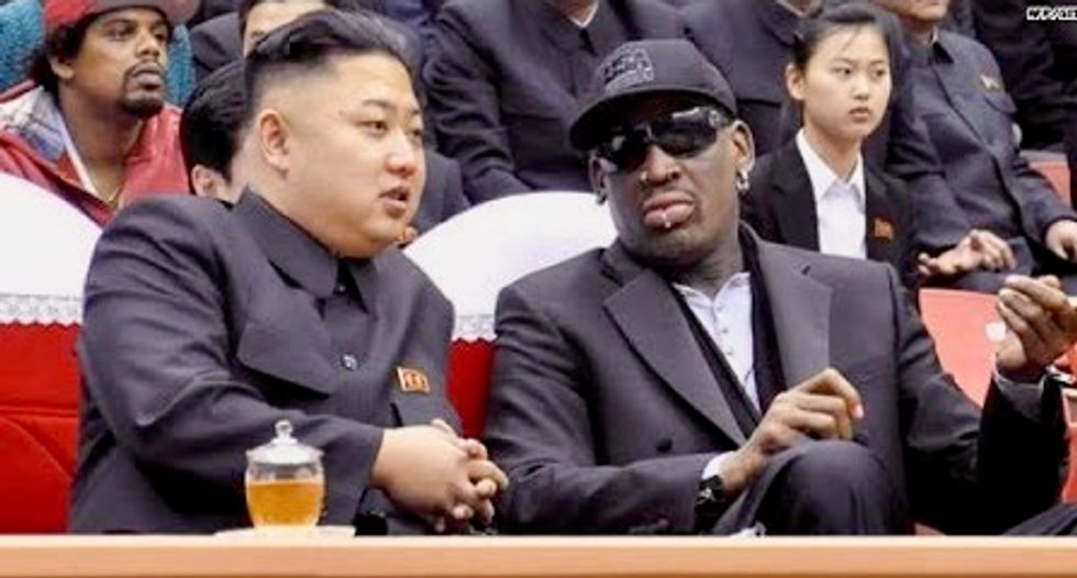 Rodman gives Trump's 'The Art of the Deal' as gift for North Korea's Kim: AP