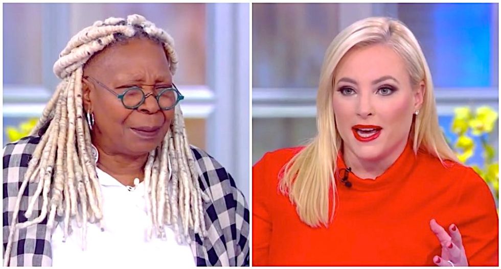 The View's Whoopi Goldberg challenges Meghan McCain to explain why Rush Limbaugh deserves Medal of Freedom