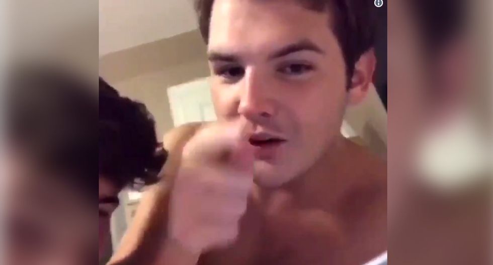 Football player spews racial slurs as he pledges his support to Trump in shocking video
