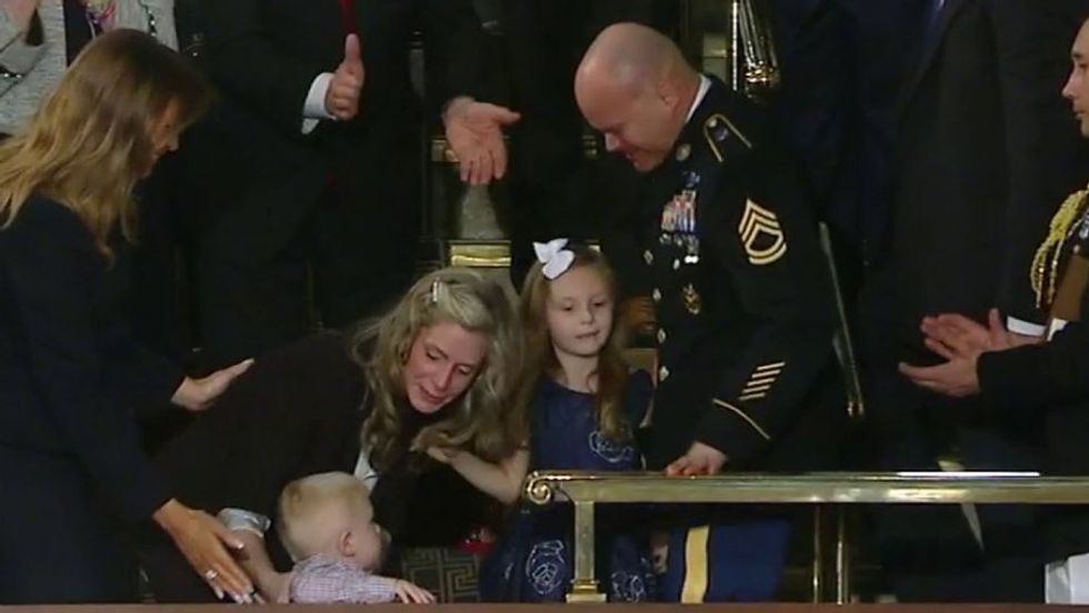 An Army psychiatrist explains what Trump's SOTU military family reunion got wrong