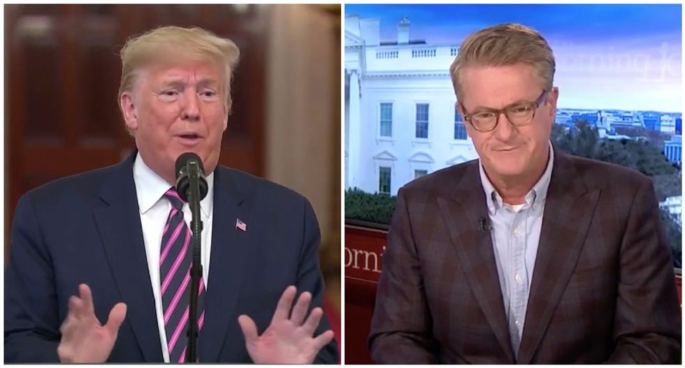 'Trump and his family at their worst': MSNBC's Morning Joe torches president's post-acquittal 'freak show'