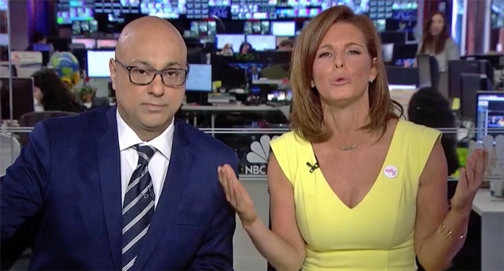 ‘He lies straight to their faces’: MSNBC’s Velshi & Ruhle fact check 6 biggest deceptions from Trump’s latest rally