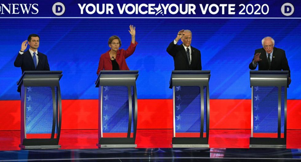 Generational clash as Pete Buttigieg and Bernie Sanders battle in Democratic debate