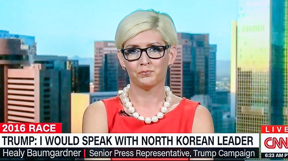 'Like an SNL skit': Trump spokesperson crashes and burns on CNN -- then gets destroyed on Twitter