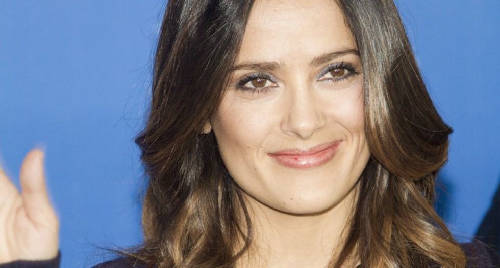 Salma Hayek snipes at Trump's 'sh*thole' remarks during awards show presentation