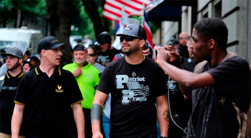 WATCH LIVE: Right-wing face off with counter-protesters at tense Portland rally