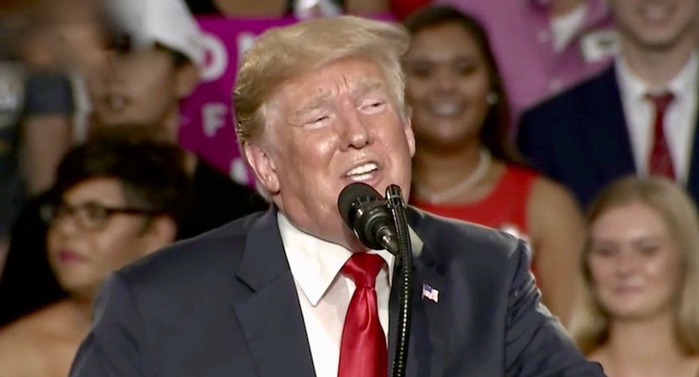 Trump says he has to block migrants to save the ladies: 'Women don't want them'