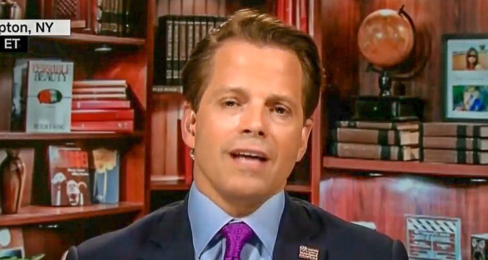 Scaramucci brutally busts Trump after president spent Saturday night attacking him
