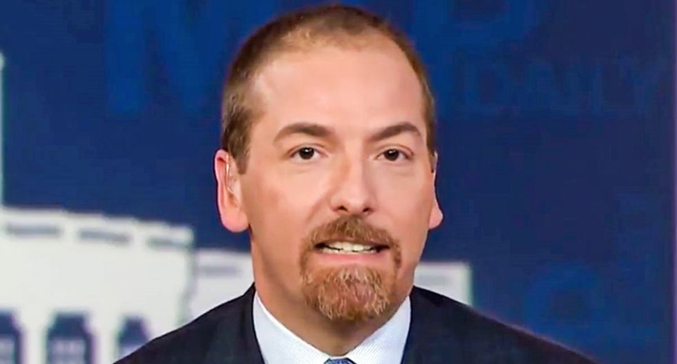 #FireChuckTodd trends on Twitter after MSNBC anchor ignites uproar with election eve Nazi smear