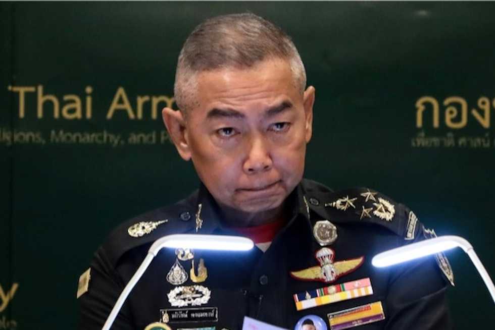 Tearful Thai general says 'don't blame army' for soldier's rampage