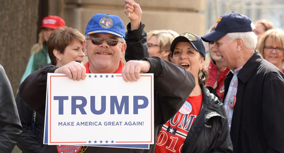 Trump supporters shout down Hillary Clinton in Miami ahead of debate — even though she's not there