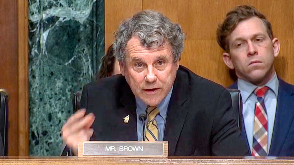 Sherrod Brown tears into GOP enablers for allowing Trump to run 'vengeance operation' out of White House