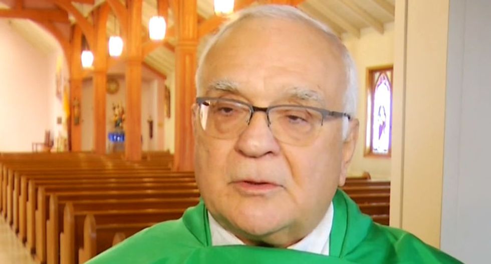 Catholic priest uncorks bizarre rant about sex abuse to justify denying Communion to pro-choice lawmakers