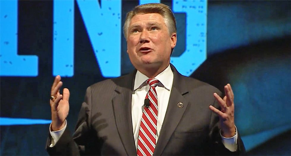 GOP candidate desperately tries to distance himself from his own comments about wives 'submitting'