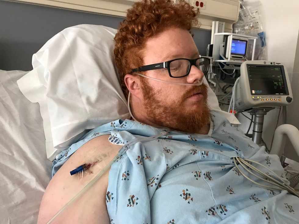 Bodyguard for white nationalist stabbed 9 times after pro-Trump rally – and he doesn't have health insurance