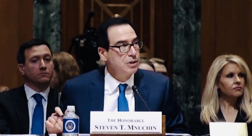 Steve Mnuchin admits Trump's budget cuts Social Security even as president claims he is 'not touching' the program