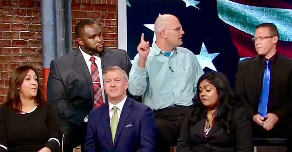 CNN panel of Trump voters descends into a shouting match as they clash over Helsinki and North Korea