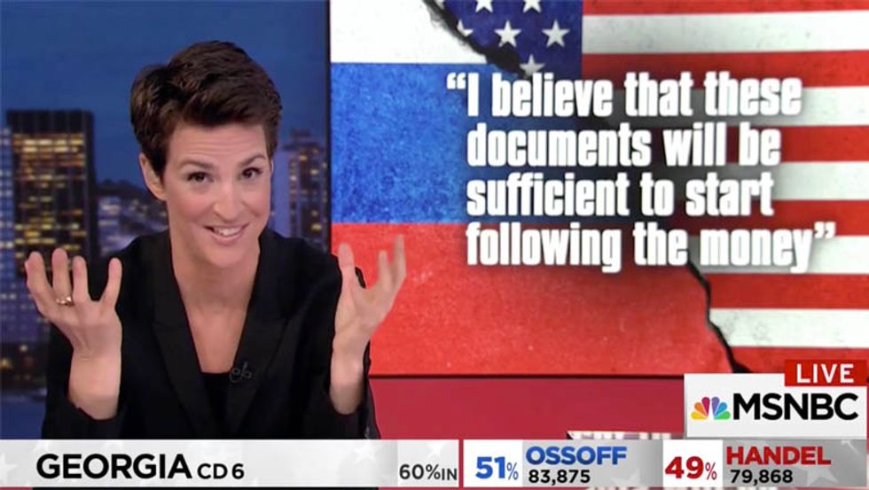Maddow previews bombshell report linking Trump to Putin-connected money pouring into his real estate deals