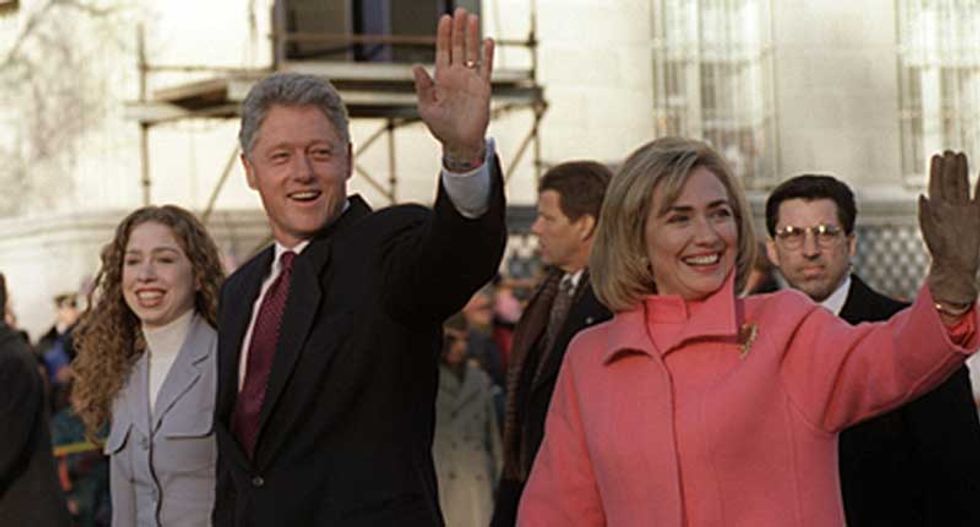 Clintons continue to tout legacy where others see era of mistakes and scandal