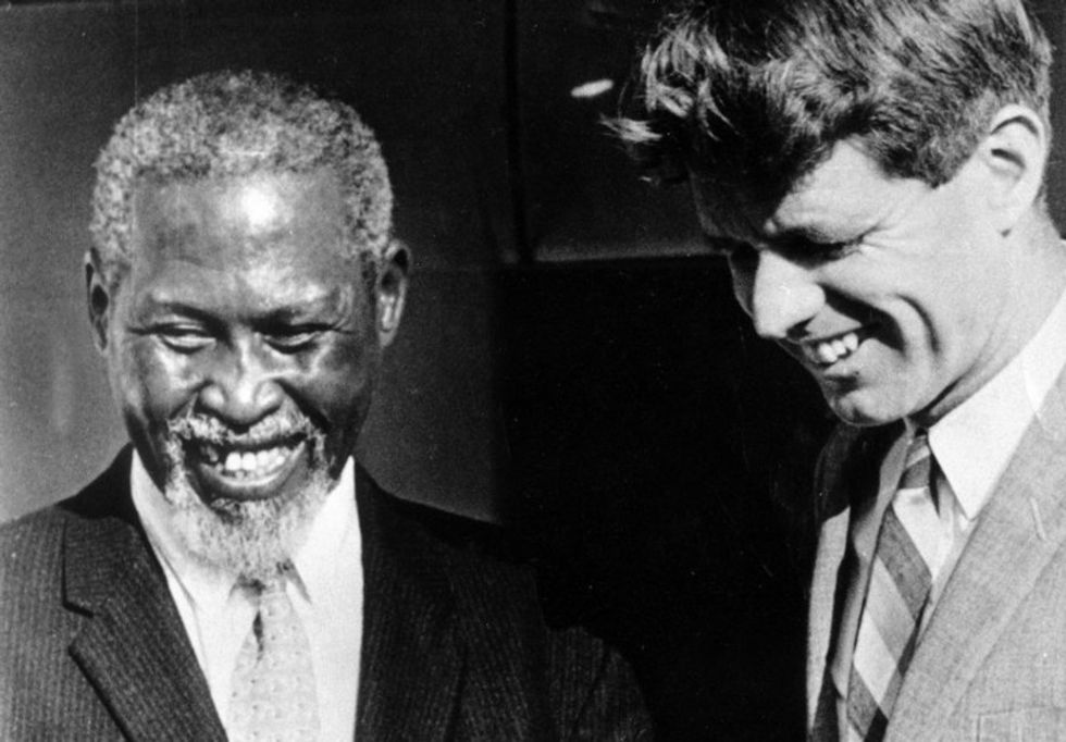 The time 'the other Kennedy' visited apartheid South Africa