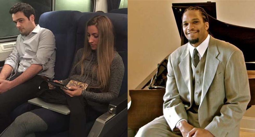 Ex-NBA star Etan Thomas busts racist woman for only letting whites sit next to her on train