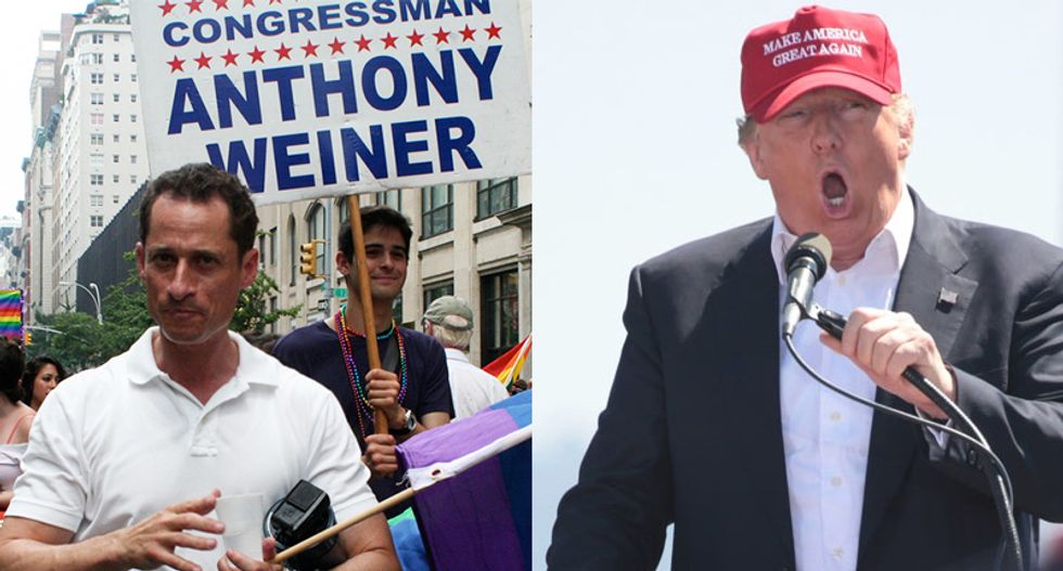 Anthony Weiner reminds everyone that Trump is really ‘F*ckface von Clownstick’