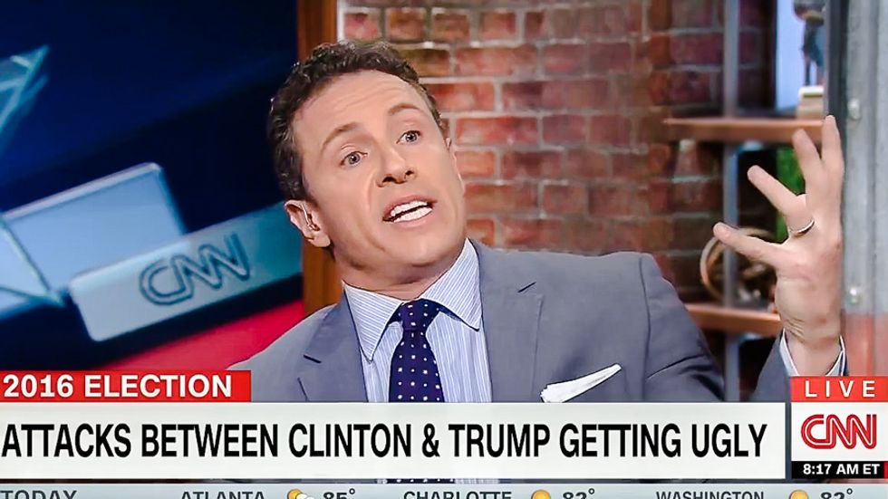 'That's the hypocrisy': Chris Cuomo demolishes Trump propagandist for attacking Hillary's marriage