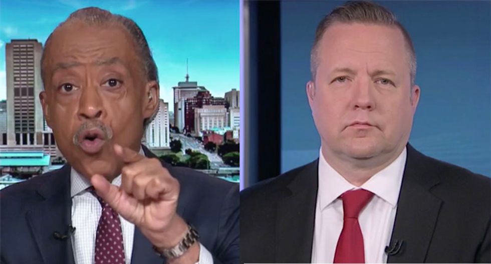 WATCH: MSNBC's Sharpton blows up on Confederacy-defending GOP candidate after being called a 'race-hustler'