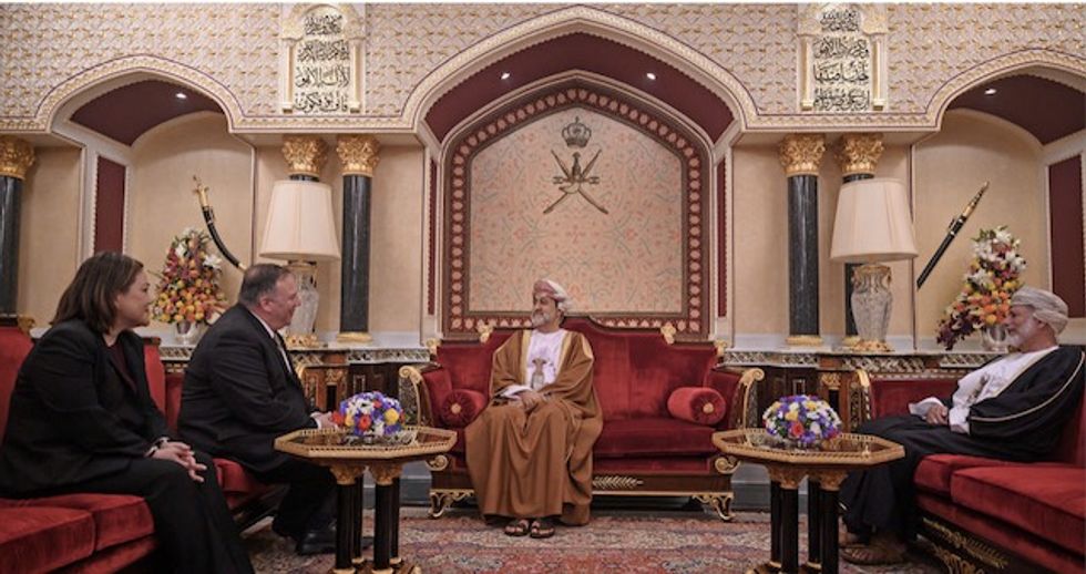 Pompeo meets new Sultan of Oman