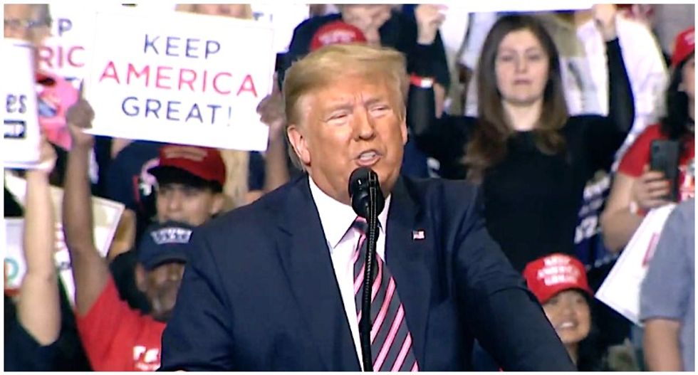 Watch Trump rant about the crimes he alleges Rosie O’Donnell has committed