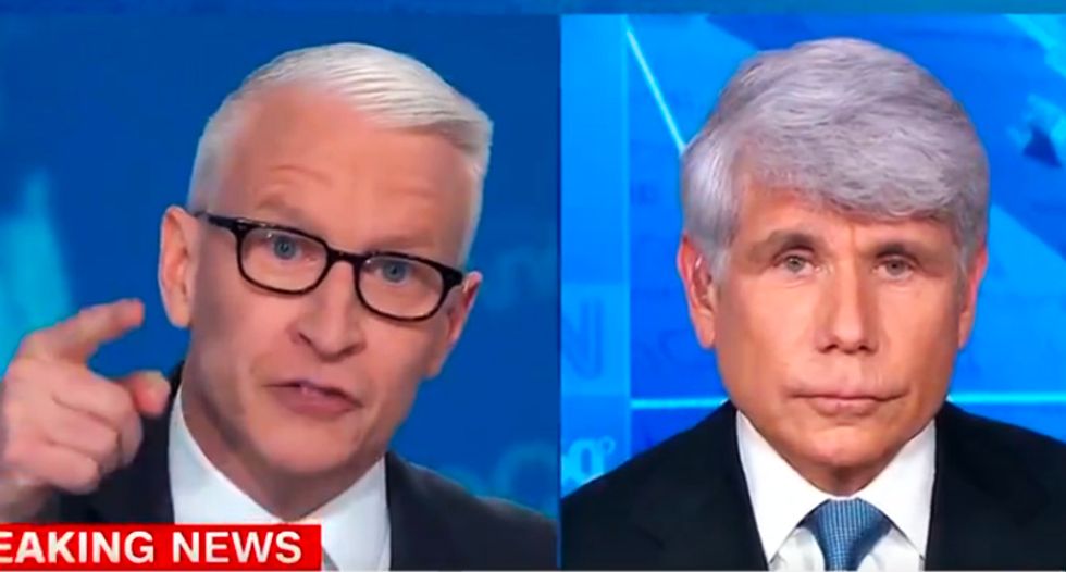 Internet heaps praise on CNN’s Anderson Cooper for his ‘must watch’ destruction of Rod Blagojevich