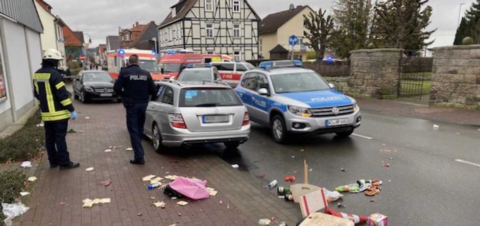 'Several injured' as car rams Germany carnival procession