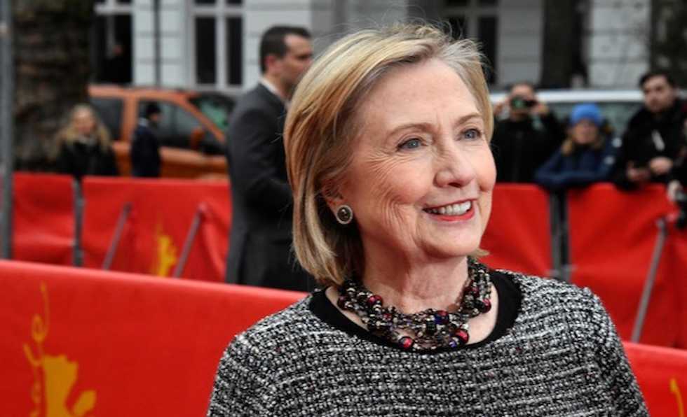 Hillary Clinton calls Trump 'danger to democracy' at Berlin film fest
