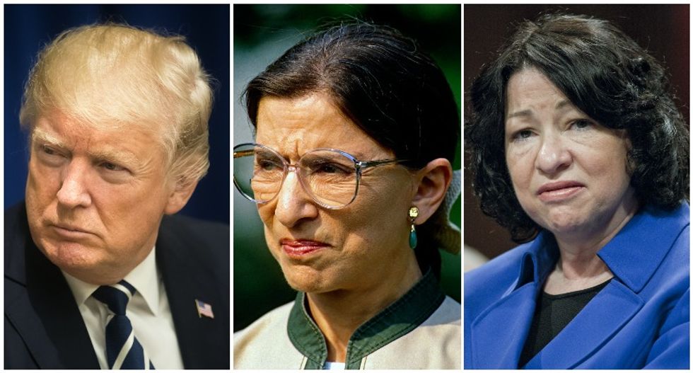 Trump’s attack on Sotomayor and Ginsburg backfires as people point out conservative justices’ conflicts of interest