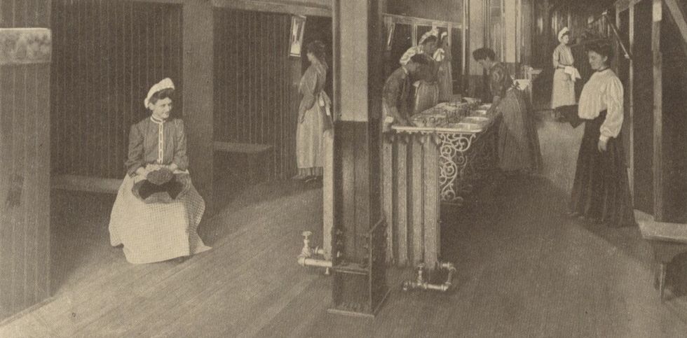 How did public bathrooms get to be separated by sex in the first place?