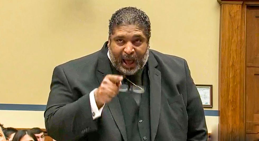 'Repent!' Reverend William Barber burns down GOP lawmakers with testimony on 'sin' of voter suppression