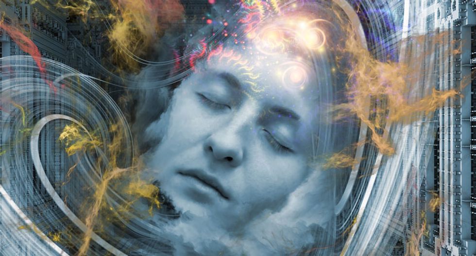 In the dreams of deaf people, communication is often achieved through telepathy
