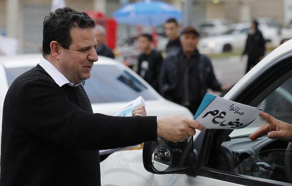 Arab Israeli leader makes Trump plan election target