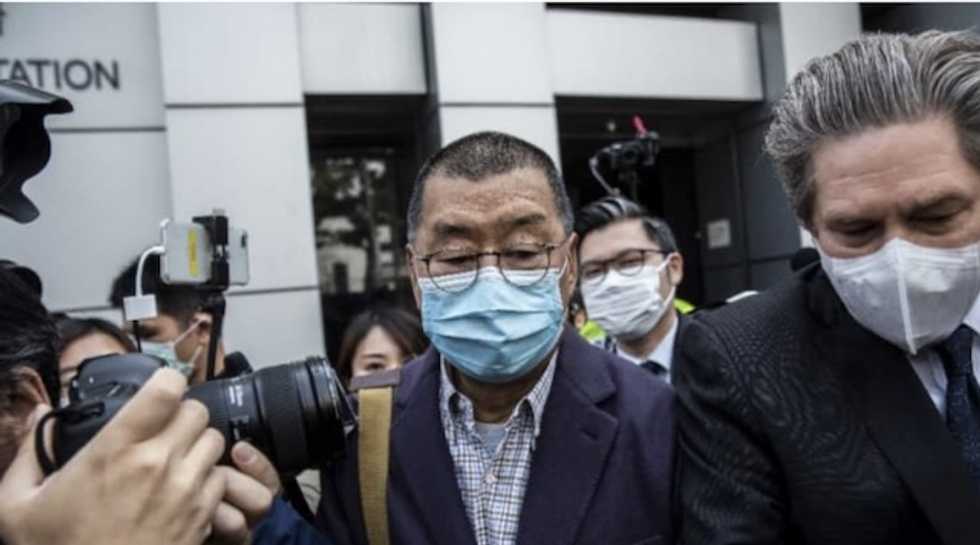 Hong Kong media tycoon Jimmy Lai arrested over pro-democracy rally