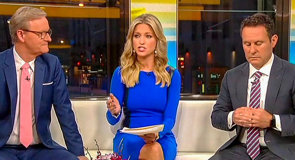 Fox & Friends brutally mocked for complaining 60 Minutes interviewer 'peppered' Trump with questions