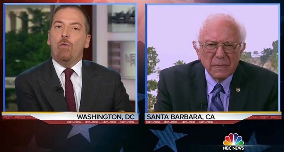 Chuck Todd slams Sanders for being 'hypocritical' over superdelegate votes now that he needs them